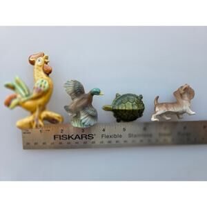 Mini Figurines Ceramic Japan Mixed Lot of 4